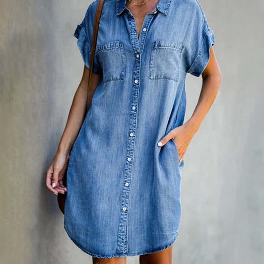 Harlow&Ellis - Stylish Denim Dress