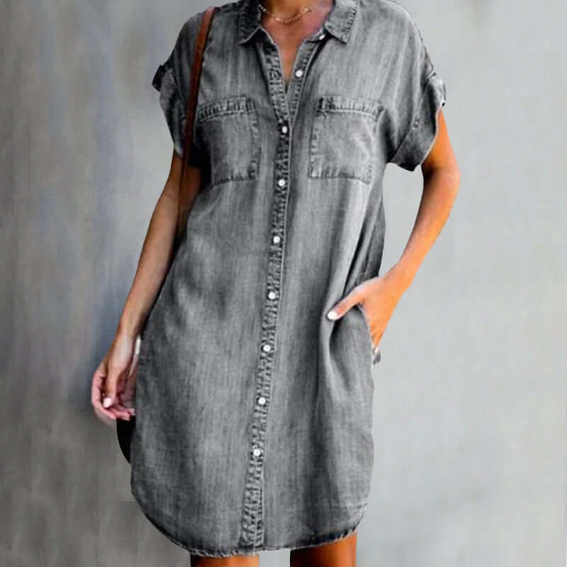 Harlow&Ellis - Stylish Denim Dress