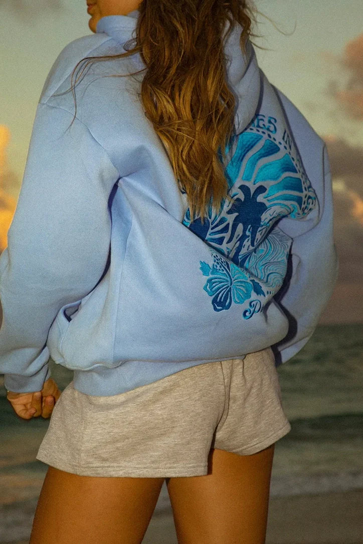 Harlow&Ellis -sunset Waves Hoodie