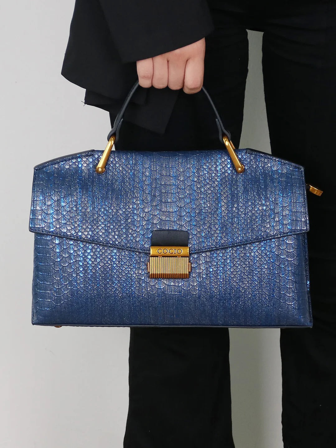 Harlow&Ellis - Snake-Print Bag