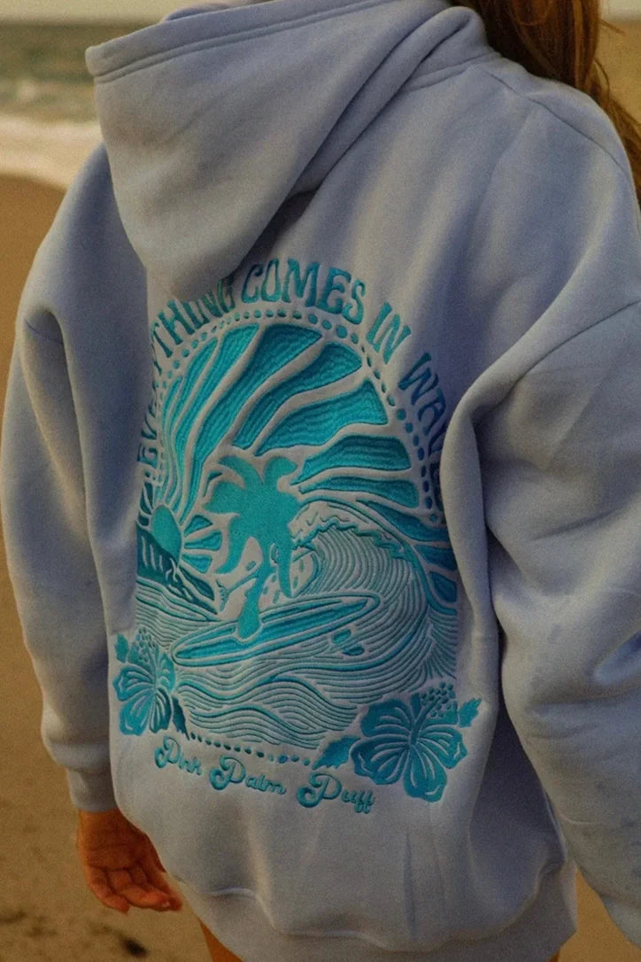 Harlow&Ellis -sunset Waves Hoodie