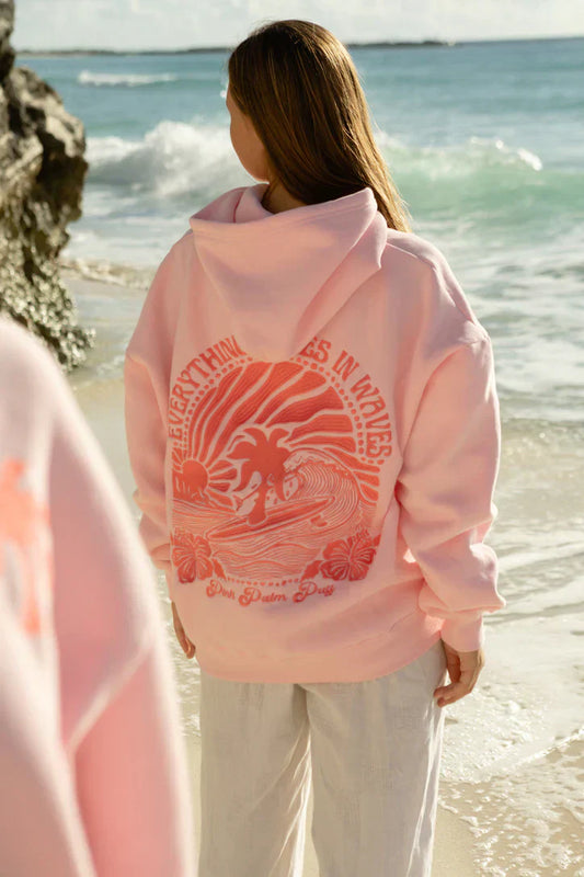 Harlow&Ellis -sunset Waves Hoodie